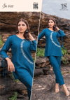 Sho Shaa Vol 6 Cord Set Western Laies Top With Bottom Catalog